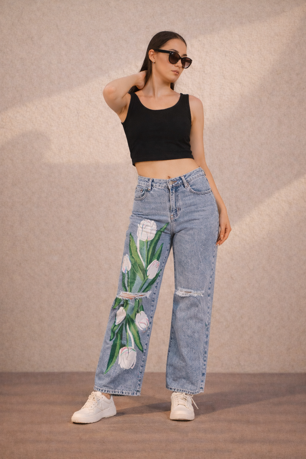 Tulip Bloom Jeans Non Stretch Artist Edition