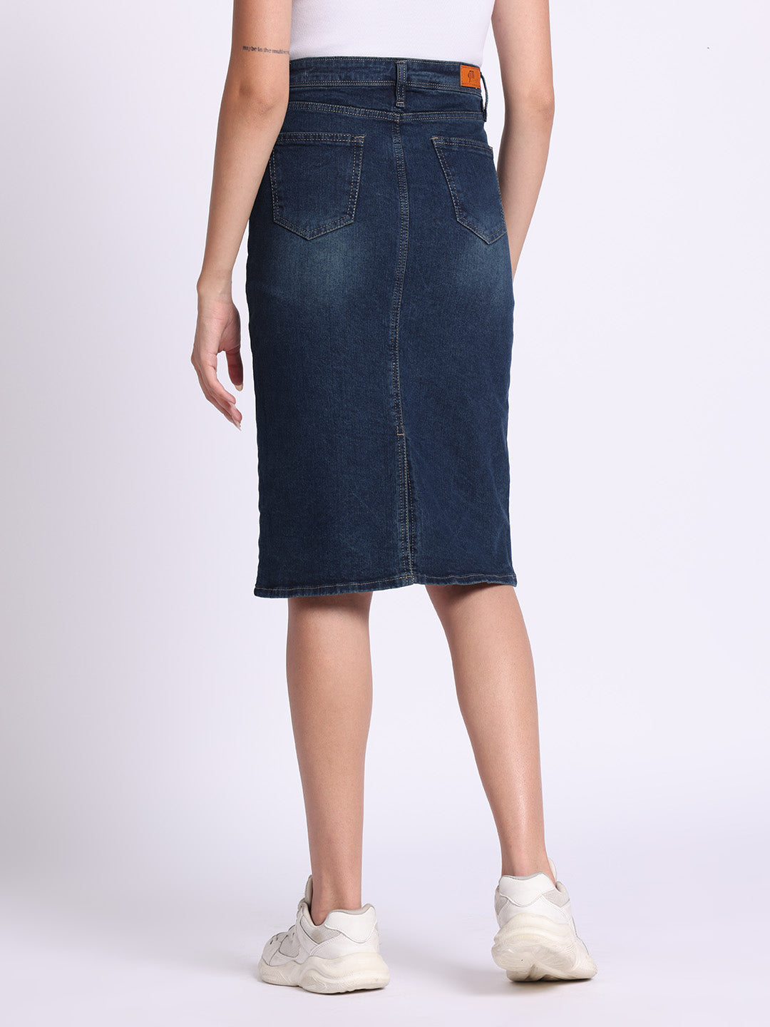 Daisy Dream Denim Midi Skirt