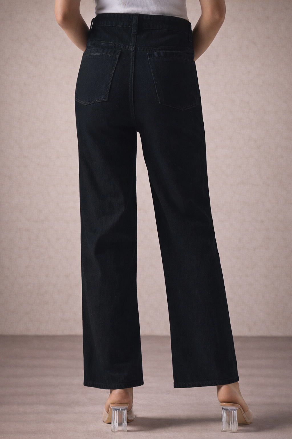 Cherry Blossom Hand Painted Denim Jeans