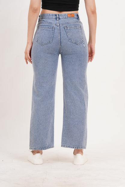 Tulip Bloom Jeans- Non stretch Artist edition